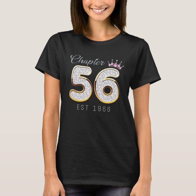 Chapter 56 Est 1966 56th Birthday Tee  For Womens (Vorderseite)
