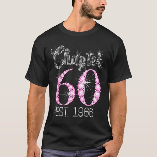 Chapter 60 Est 1966 Happy 60th Birthday Gift  T-Shirt (Vorderseite)