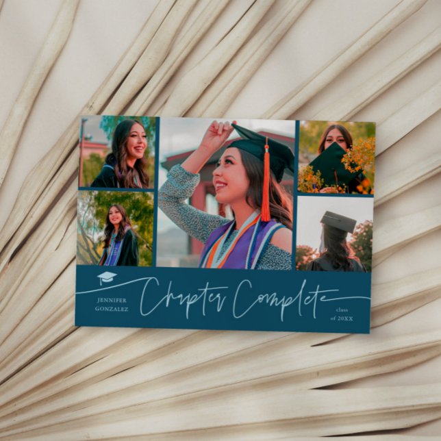 Chapter Complete Teal Grad Multi Photo Ankündigung (Von Creator hochgeladen)