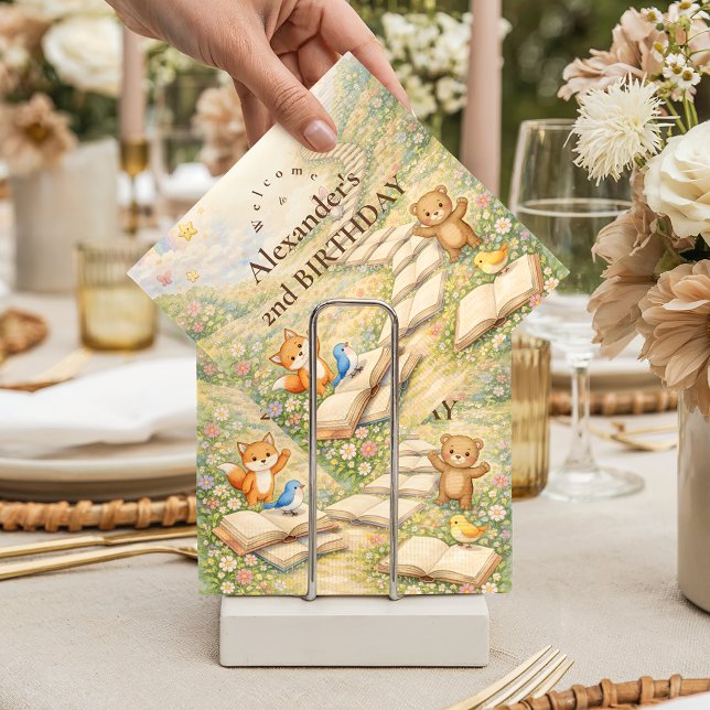 Chapter Two Turning Pages Birthday Serviette (Von Creator hochgeladen)