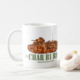 Char B1 bis Zweiter Weltkrieg französischer schwer Kaffeetasse