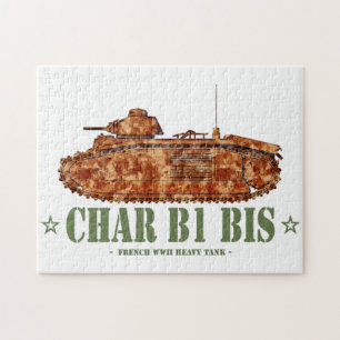 Char B1 bis Zweiter Weltkrieg französischer schwer Puzzle