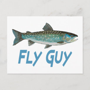 Char-Fischerei in Grönland Postkarte