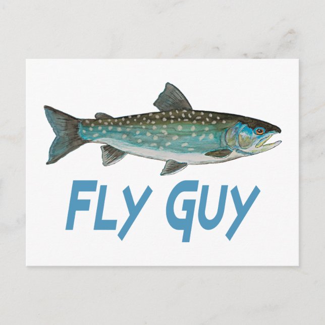 Char-Fischerei in Grönland Postkarte (Vorderseite)