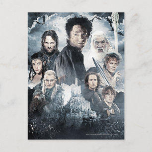 Character Collage 3 Postkarte