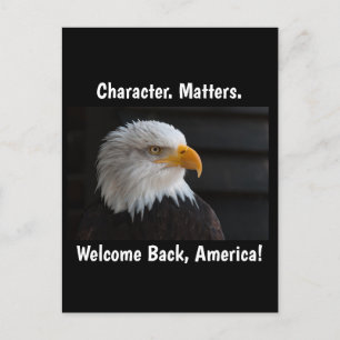 Character Matters USA Eagle Postkarte