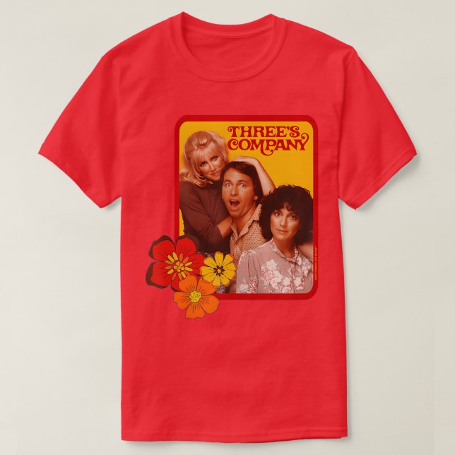 Character Retro Flower T-Shirt (Design vorne)