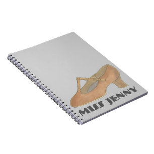 Character Shoe Dancer Dance Teacher Gift Notebook Notizblock