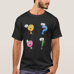Charaktere Bildung & Lehrer Lustige Grammatik Wort T-Shirt