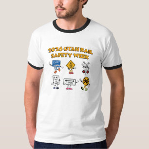 Charaktere der Eisenbahnsicherheitswoche T-Shirt
