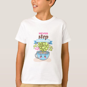 Charaktere Pflanze wachsen Kinder T-Shirt
