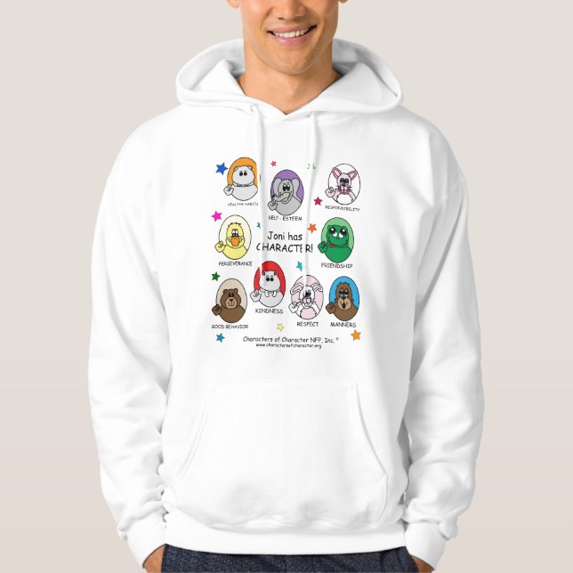Charaktere von Charakter Hoodie (Vorderseite)