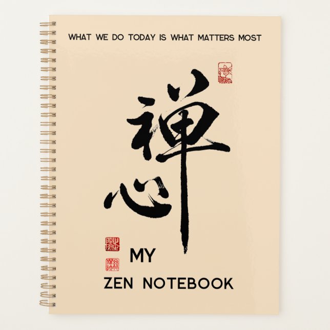 Charaktere Zen Herz/Zen Lifestyle Planer (Vorderseite)