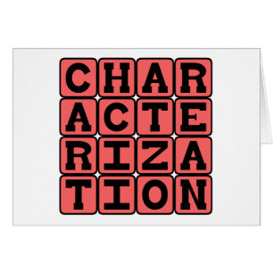 Charakterisierung, Persönlichkeit des Charakters