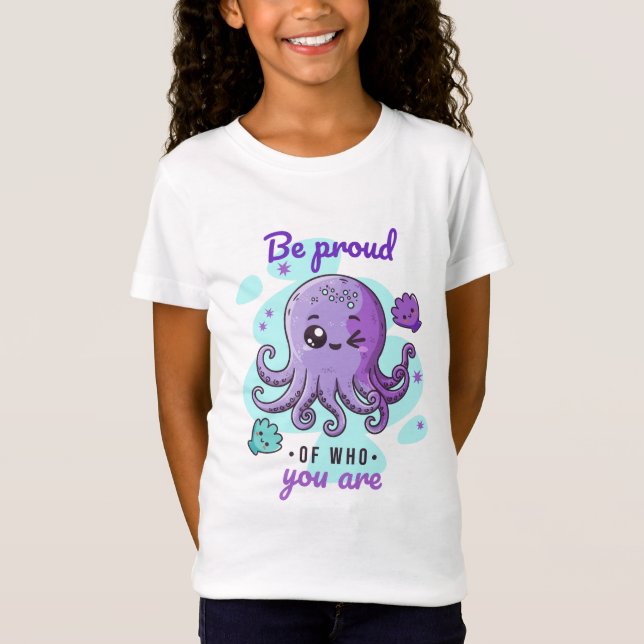 Charakteristik der Motivation des Tieres Octopus K T-Shirt (Vorderseite)