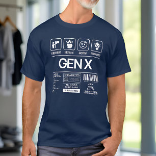Charakteristika der Sonnengeneration X Männerflott T-Shirt