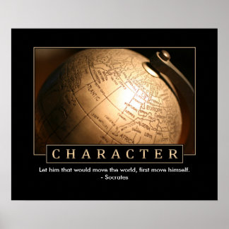 Charakterposter Poster