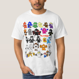 charater Liste T-Shirt