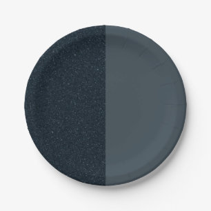 Charcoal Duo Benutzerdefinierter Party-Papiertelle Pappteller