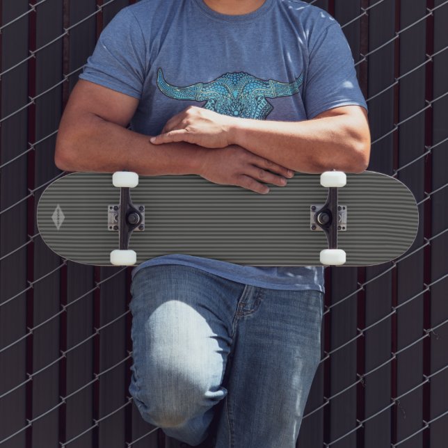Charcoal Gradient HAMbWG Skateboard (Außenbereich 3)