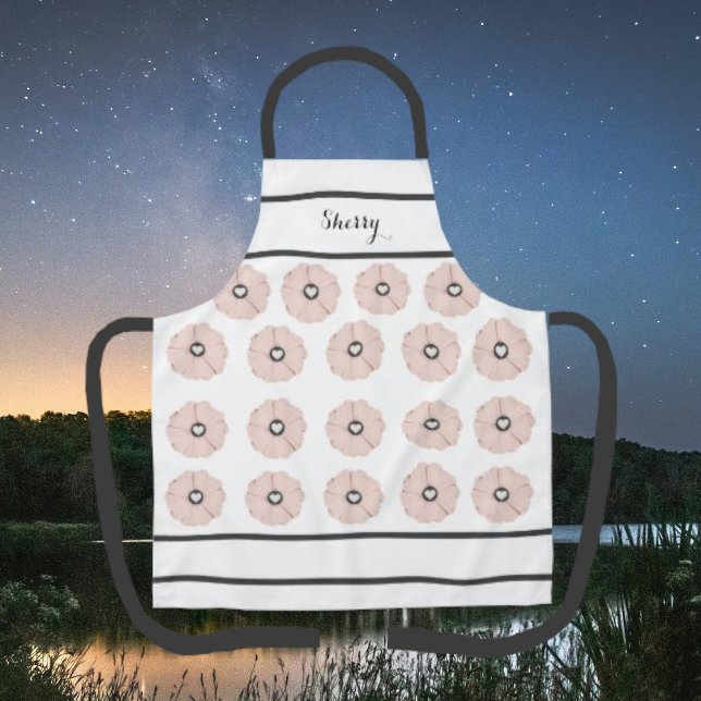 Charcoal, grau und rosa Schürze (Von Creator hochgeladen)