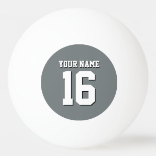 Charcoal Gray Sports Jersey Team Jersey Tischtennisball