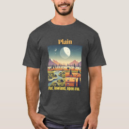 Charcoal Heather Schlicht - Flachland & offene Low T-Shirt