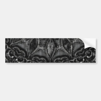 Charcoal Mandala Autoaufkleber