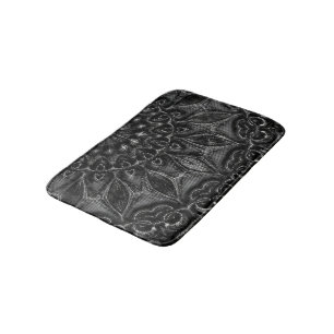 Charcoal Mandala Badematte