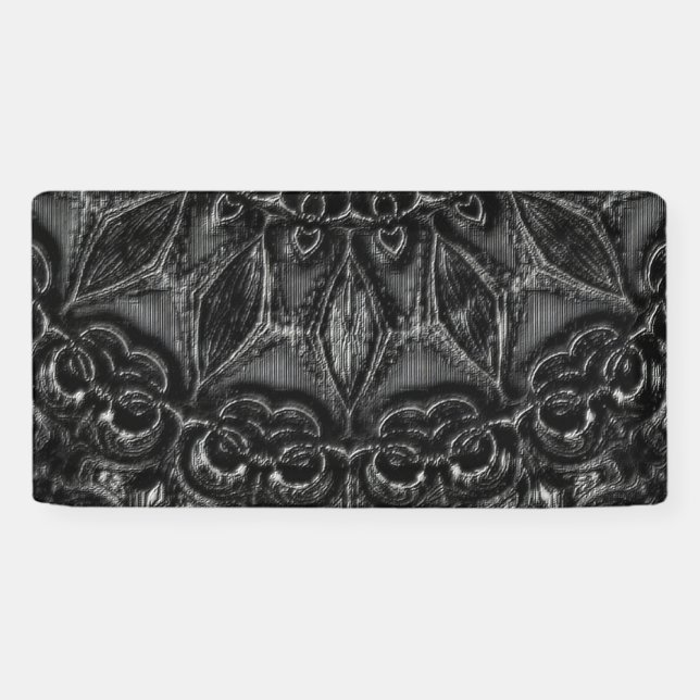 Charcoal Mandala Banner (Horizontal)