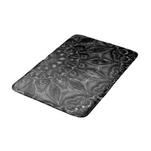 Charcoal Mandala Bath Mat Badematte