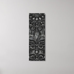 Charcoal Mandala Canvas Print Leinwanddruck