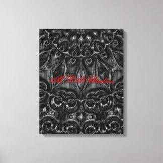 Charcoal Mandala Canvas Print Leinwanddruck