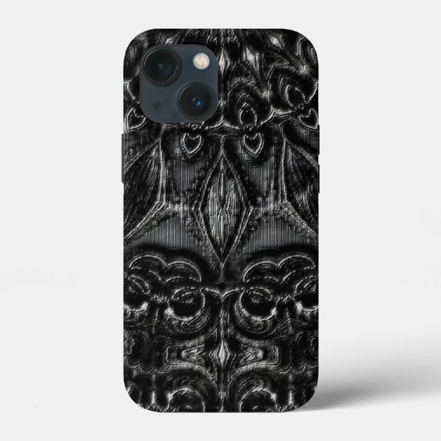 Charcoal Mandala Case-Mate iPhone Hülle (Rückseite)