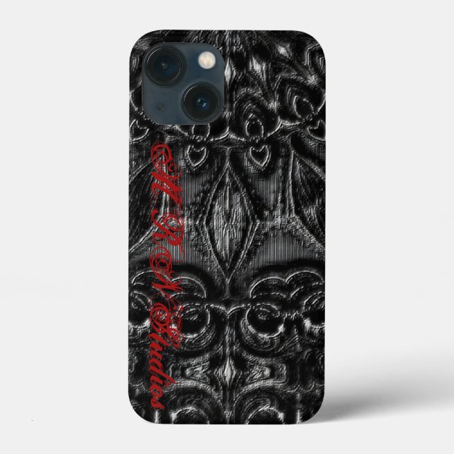 Charcoal Mandala Case-Mate iPhone Hülle (Rückseite)
