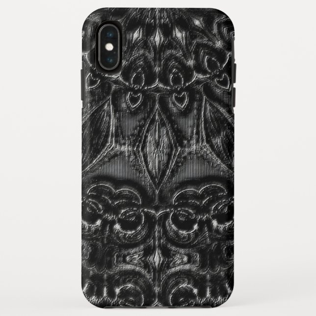 Charcoal Mandala Case-Mate iPhone Hülle (Rückseite)