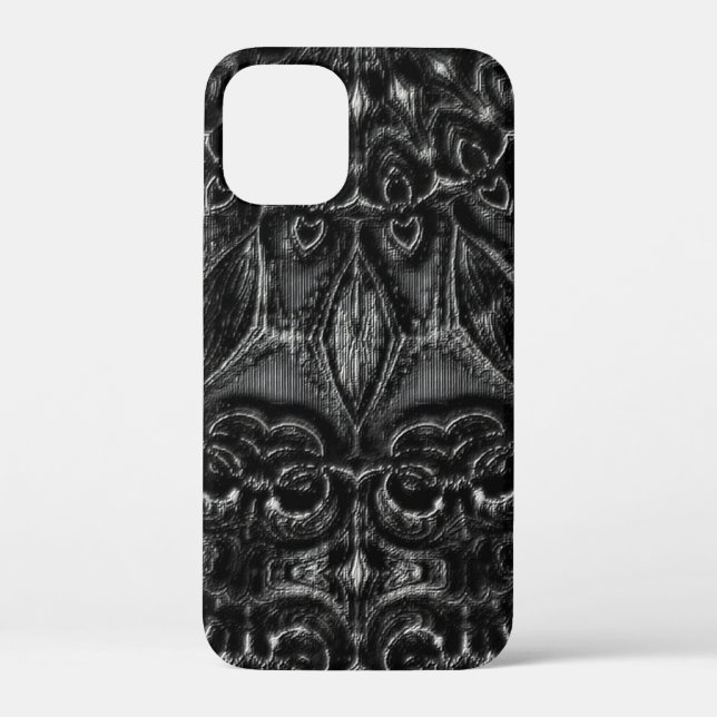 Charcoal Mandala Case-Mate iPhone Hülle (Rückseite)