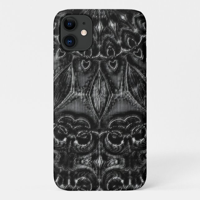Charcoal Mandala Case-Mate iPhone Hülle (Rückseite)