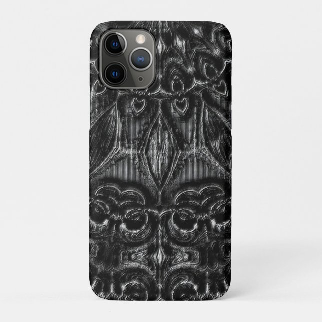 Charcoal Mandala Case-Mate iPhone Hülle (Rückseite)