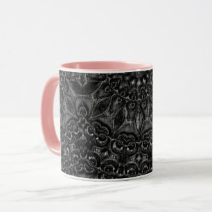 Charcoal Mandala Coffee Tasse