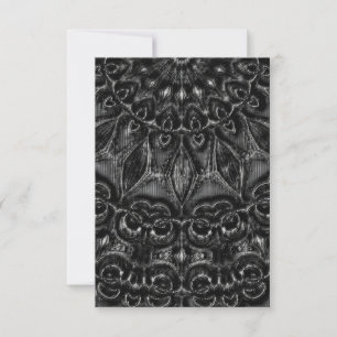 Charcoal Mandala Dankeskarte