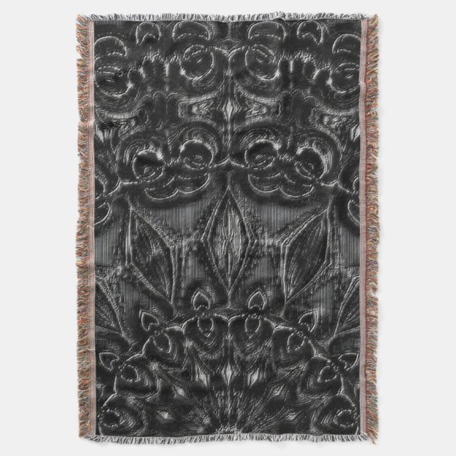 Charcoal Mandala Decke (Vorderseite Vertikal)