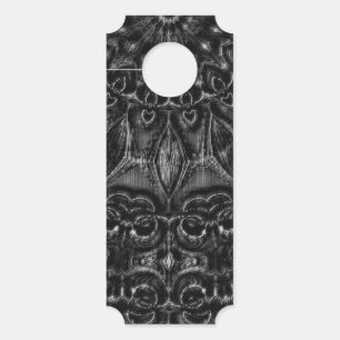 Charcoal Mandala Door Hanger Türanhänger