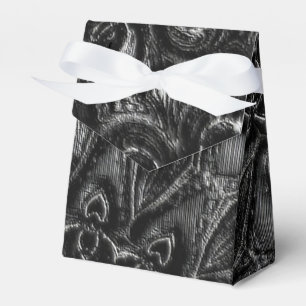 Charcoal Mandala FAVOR BOX Geschenkschachtel