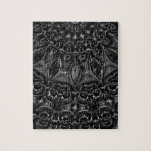 Charcoal Mandala Jigsaw Puzzle