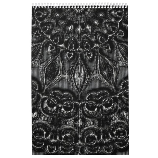 Charcoal Mandala Kalender (Titelbild)
