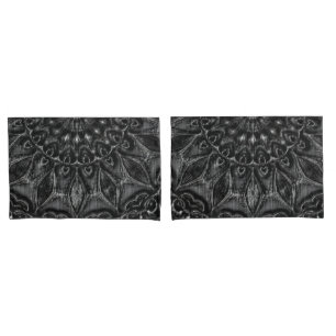 Charcoal Mandala Kissenbezug