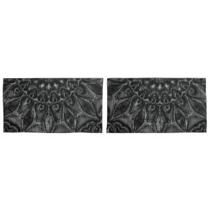 Charcoal Mandala Kissenbezug