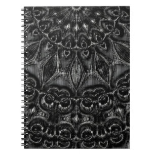 Charcoal Mandala Notizblock