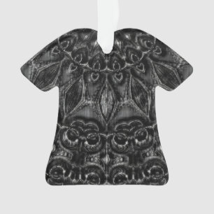 Charcoal Mandala Ornament